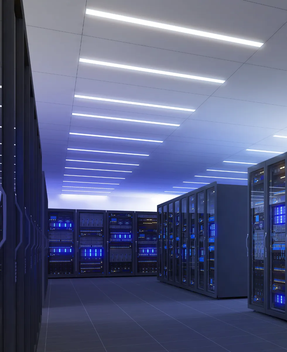 Photo of a datacenter